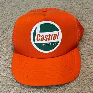 Vintage Castrol trucker hat